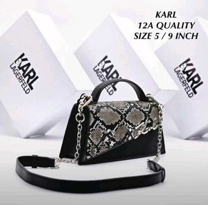 Karl Lagerfeld K/Signature Leather Bag**High Quali