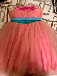 Charming Pink Tulle Party Dress