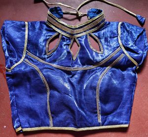 Royal Blue Designer Blouse