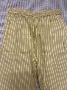 Gold Colour Narrow Pant