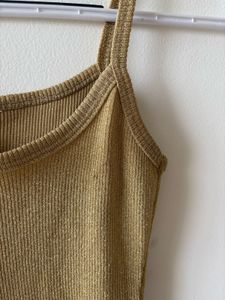 Sparkly Gold Camisole Top