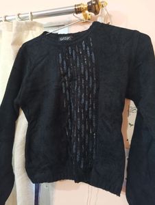 Girls Black Sweater