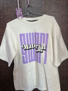 beige Graphic T-Shirt