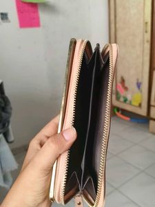 Cute Pink Butterfly Wallet with Pom Po