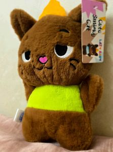 Cute Smirky Cat Plush Toy