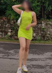 Neon Green Halter Neck Bodycon Dress