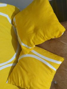Bright Yellow Accent Pillows