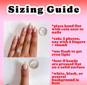 Blue Orchid Press On Nails