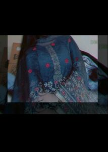 Elegant grey Kurta Set with Dupatta