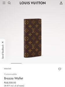 Designer Monogram Wallet