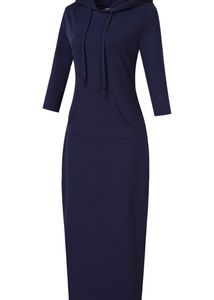 xs Navy Blue Hoodie Dress