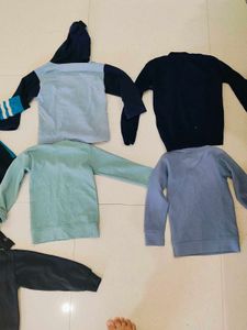 6 Kids Hoodies and Sweaters Bundle