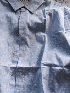 Celio Orvis Light Blue Paisley Button-Down