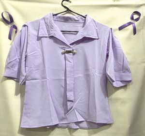 Elegant Lavender Blouse