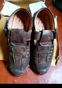Men's Brown Leather Sandals