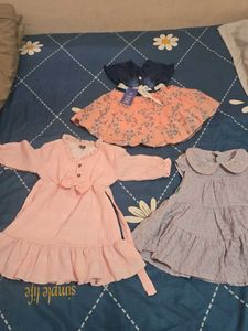 Girls' Dress Bundle - 3 Cute Dresses
