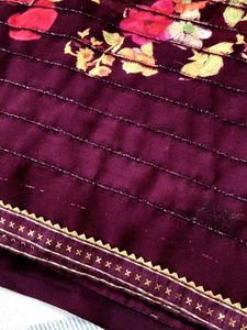 Floral  print Saree