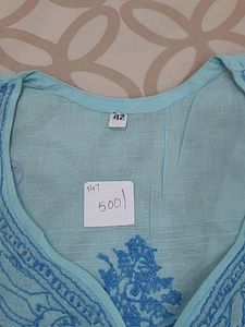 CHICKEN KARI BLUE KURTHI