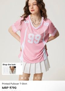 Savana Cute Pink "99" Jersey T-Shirt