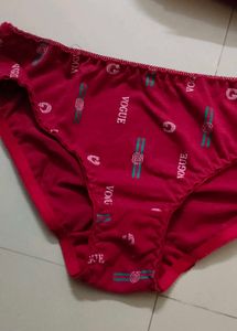 Red VOGUE Bra &amp; Panty Set