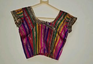 Vibrant Striped Ethnic lehenga