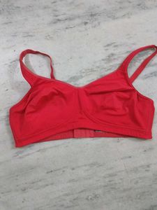 Red Padded Bra