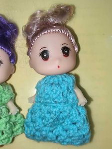 Set of 3 Cute Dolls