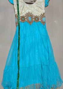 Stunning sky Blue Ethnic Gown