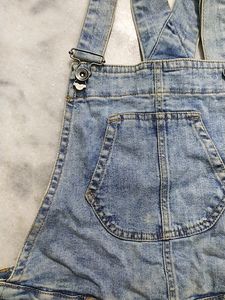 Denim Dungree Shorts