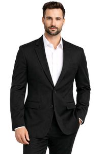 Men's Classic Black Suit Jacket