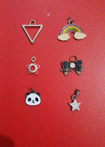 Panda Charm Necklace with Charms