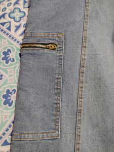 Light Wash Cargo Jeans