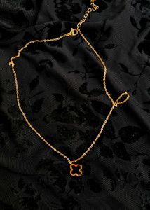 Gold Clover Necklace