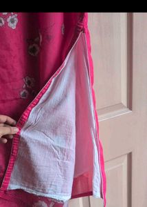 [SOLD] Unique Yellow Shirt and pink Biba kurta