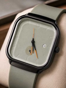 Minimal Square Dial Watch for Men | Elegant Matte