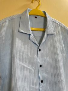 WUXI - Men Textured Loose Fit Shirt