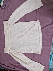 Off Shoulder Textured Top- brand new