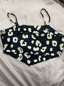 Leopard Print Crop Top