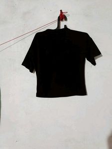 Chic V-Neck Color Block T-Shirt