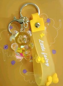 💛Cute Yellow Colour Teddy Bear Keychain 🧸