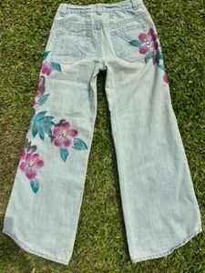 Low waist funky Wide Leg Jeans