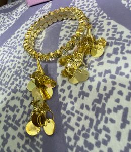 Sparkling Gemstone Charm Bracelet