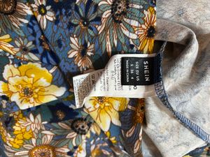 Floral Print Corset Mini Dress