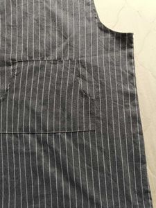 Pinstripe Overall Dress