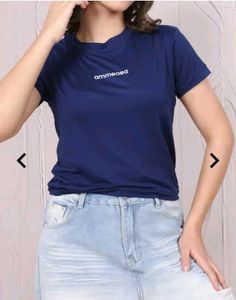 Navy Blue T-Shirt with Logo