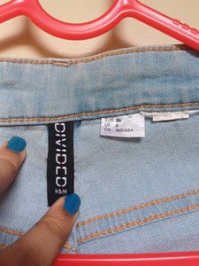 Light Wash Ripped Skinny Jeans