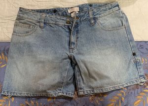 Light Wash Denim Shorts