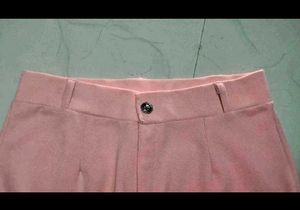Pink Wide Leg Trousers