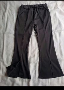 Flared Split Hem Pants