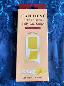 CARMESI Body Wax Strips - White Chocolate